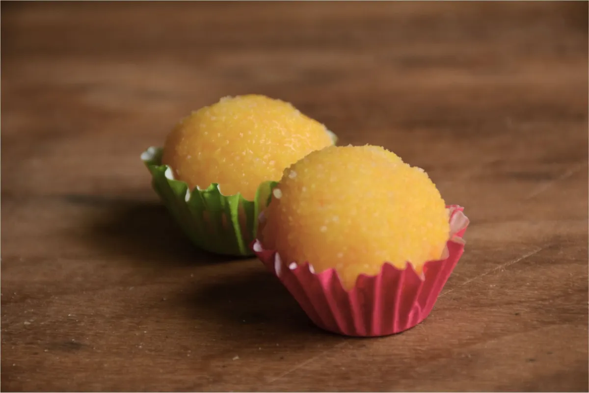 Brigadeiro de milho para as festas juninas feito com apenas