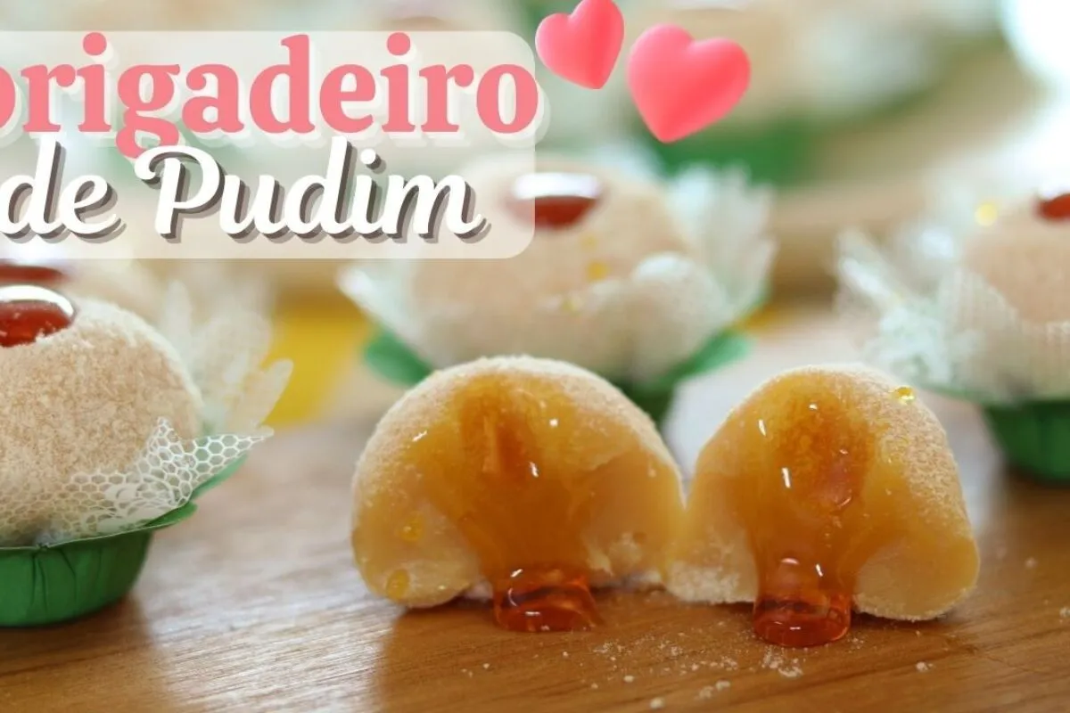 Brigadeiro de pudim, uma receita maravilhosa com caldinha, p
