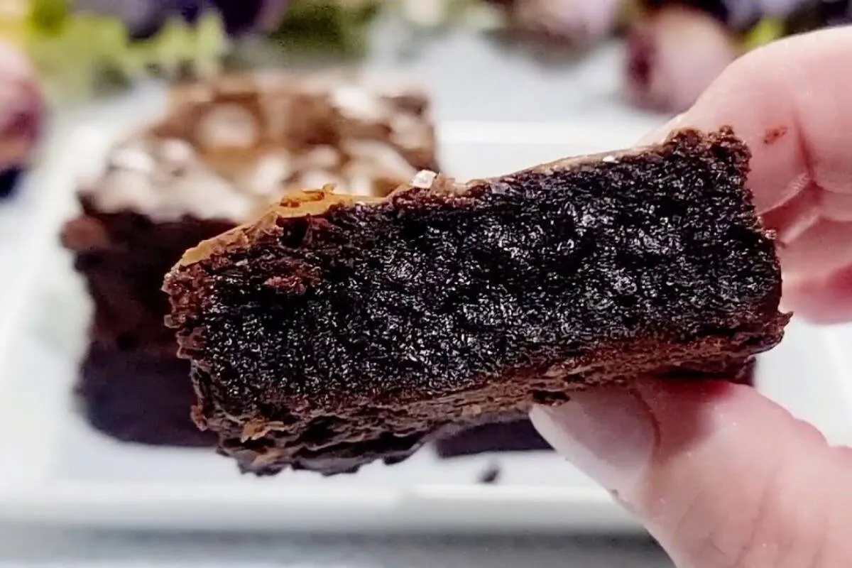 Brownie de chocolate simples e fácil de fazer: fica uma delí