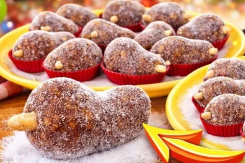 Cajuzinho de festa delicioso que não vai ao fogo e fica pron