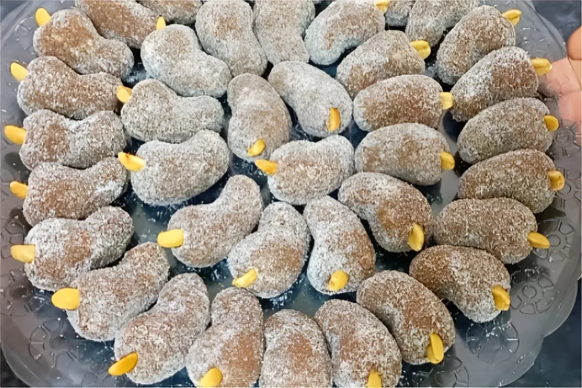 Cajuzinho que não vai ao fogo feito com apenas 3 ingrediente