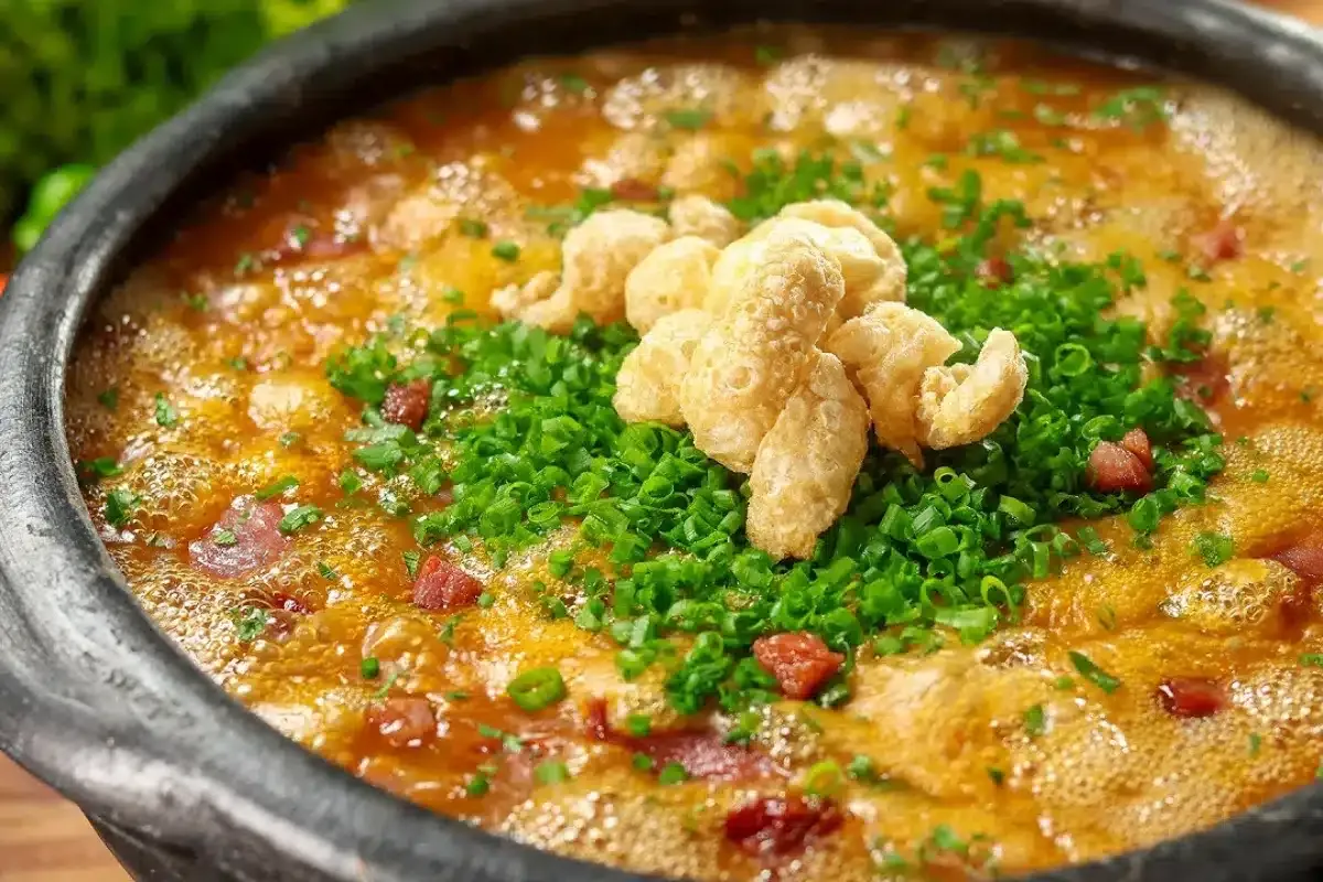 Caldo de mandioca tradicional estilo boteco: super encorpado