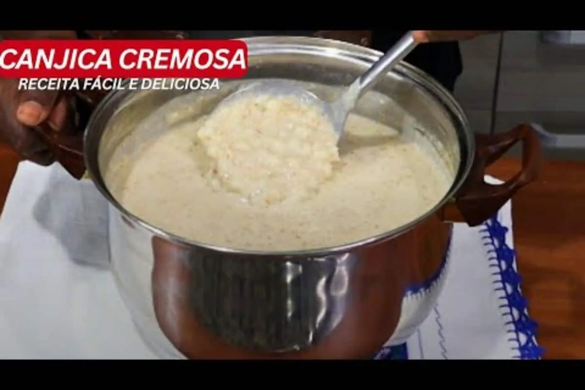 Canjica com amendoim e coco bem cremosa com aquele toque aco