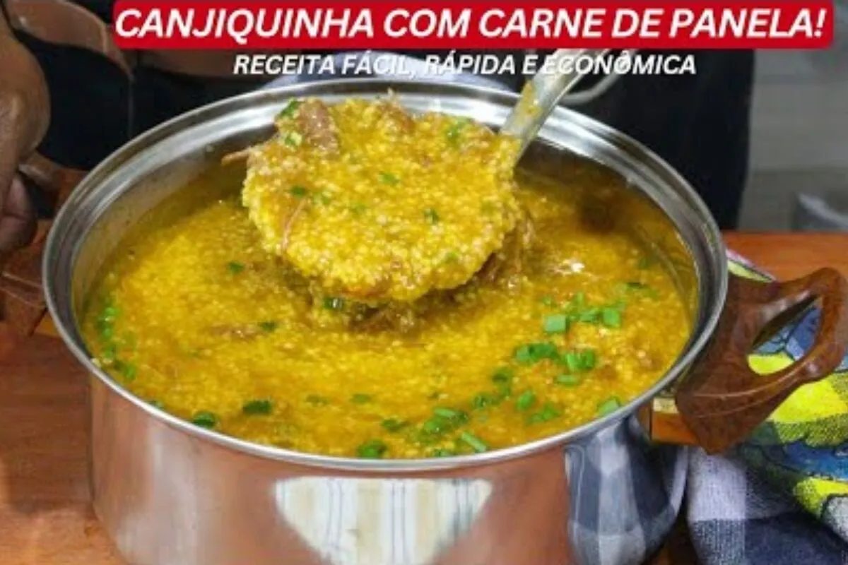 Canjiquinha com carne de panela: a melhor receita, cremosa e