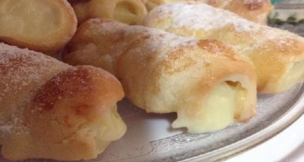 Canudos Recheados com Creme