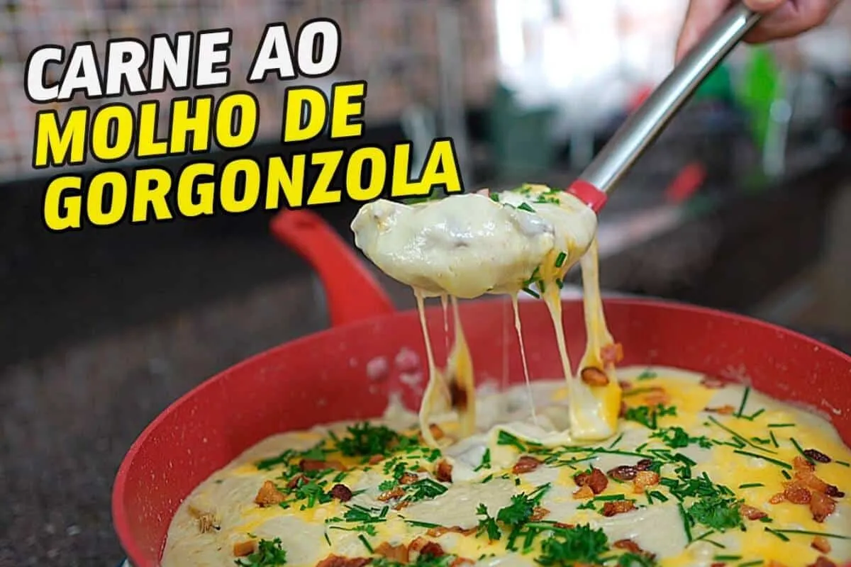 Carne com molho de gorgonzola: o prato especial que você pro