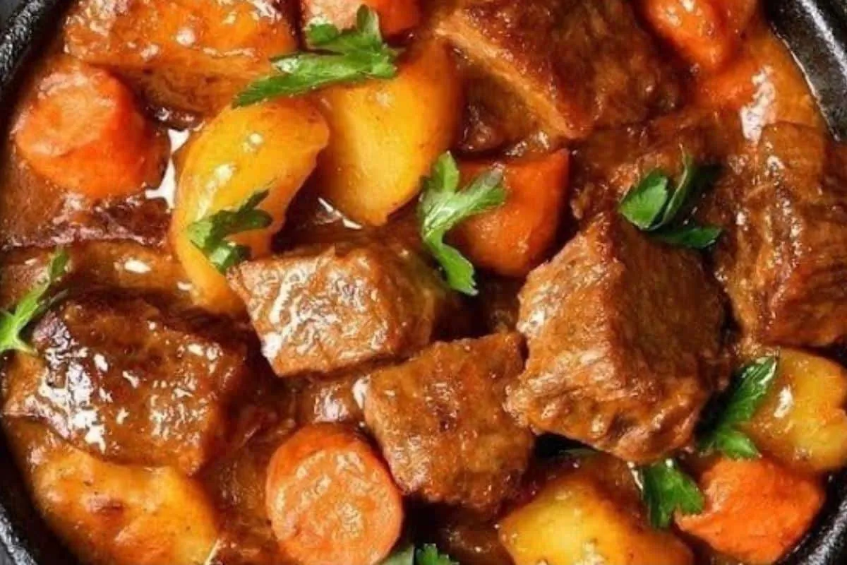 Carne de panela com legumes: receita da minha mãe, nunca com