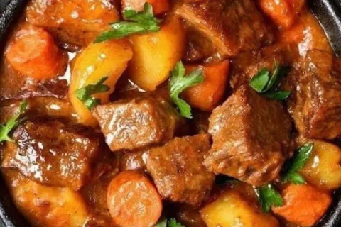 Carne de panela com legumes: receita da minha mãe, nunca com