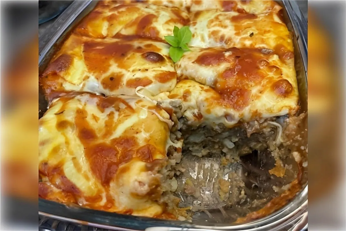 Carne moída à parmegiana um prato delicioso para fazer gasta