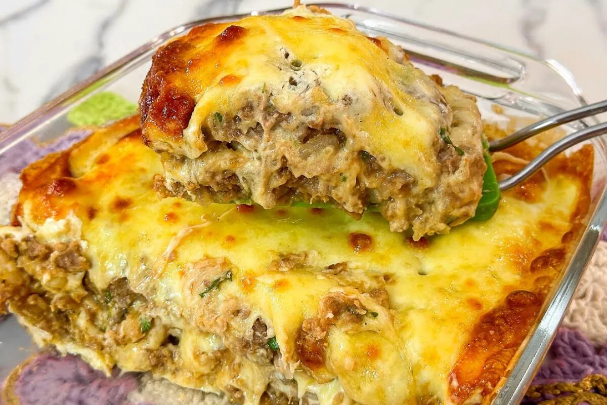 Carne moída cremosa para o almoço de domingo: não tem como e