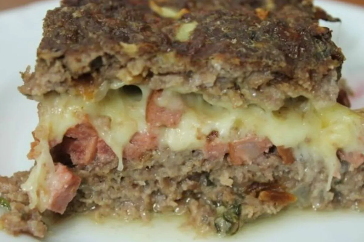 Carne moída recheada para ser o prato principal do seu almoç