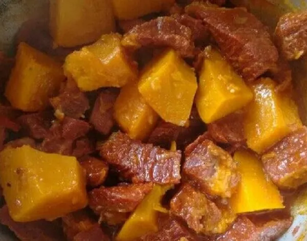 Carne Seca com Abóbora