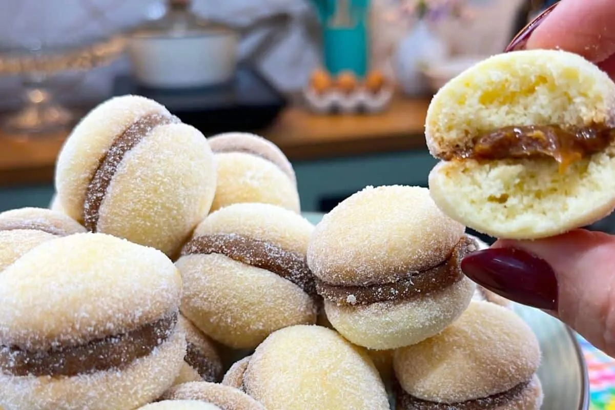 Casadinho de doce de leite feito no capricho para você sabor