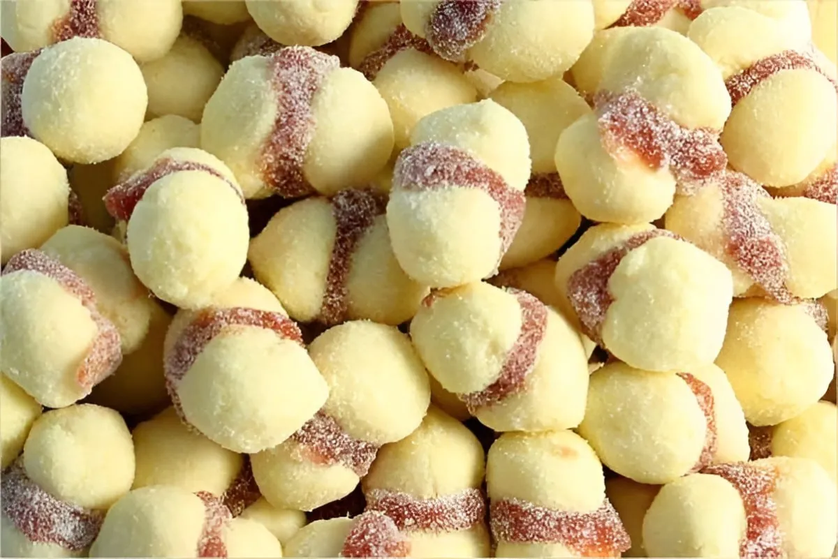 Casadinho de goiaba um biscoito amanteigado delicioso que de