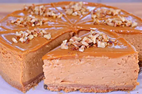 Cheesecake de doce de leite: super cremosa, feita sem gelati