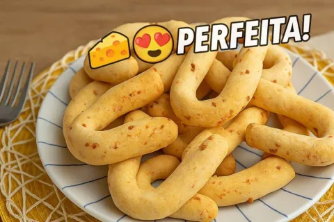 Chipa simples, um lanche maravilhoso, ideal para acompanhar 