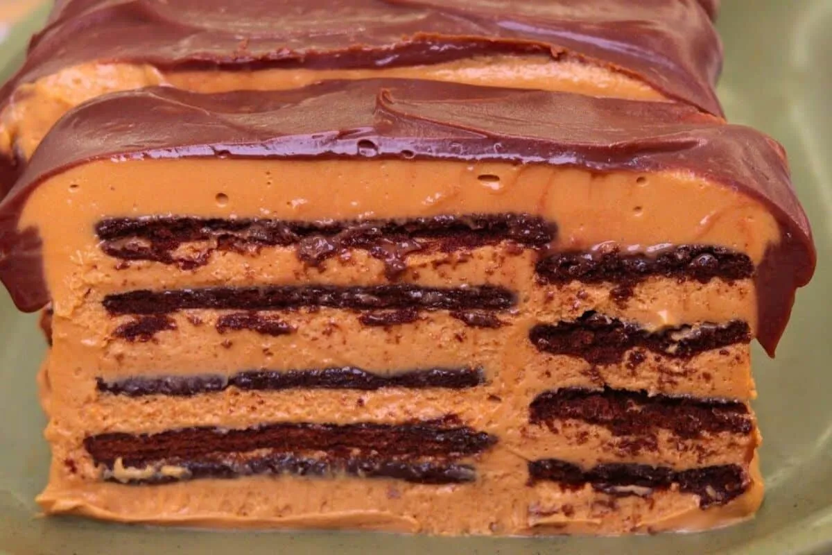 Chocotorta argentina sem gelatina e sem forno que fica pront