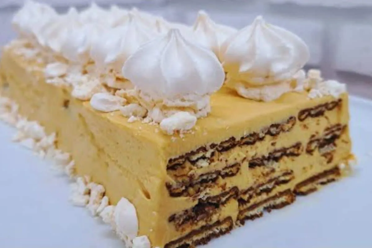 Chocotorta cremosa com só 3 ingredientes simples e fáceis de