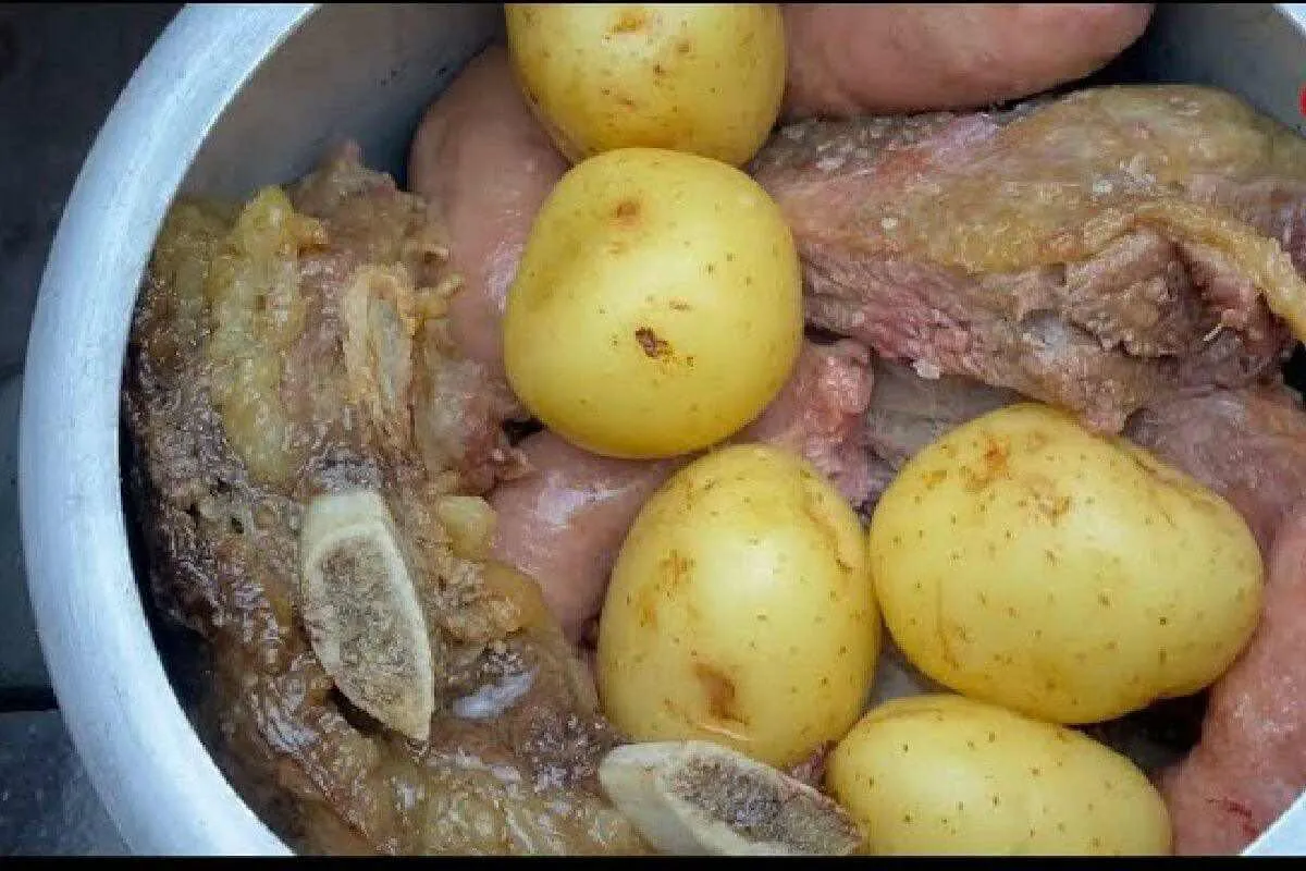 Churrasco na panela de pressão muito saboroso e suculento pe