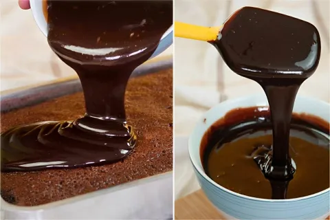 Cobertura de chocolate pra bolo sem leite condensado muito c
