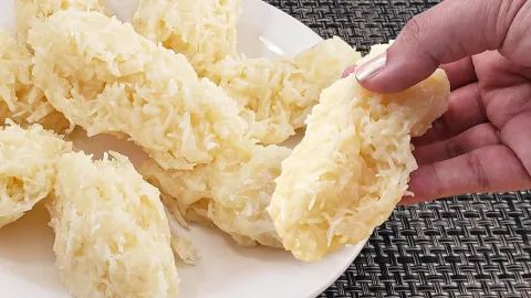 Cocada de leite condensado fácil de fazer e desmancha na boc