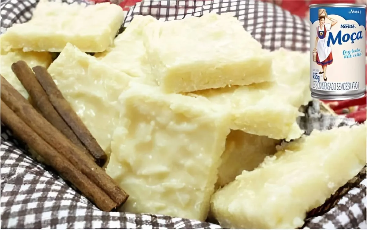 Cocada de Leite Moça e coco bem simples rápido e fácil de fa