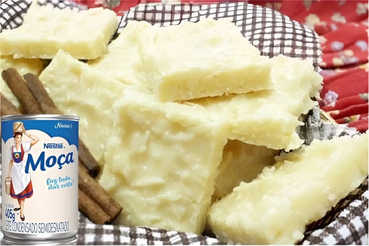 Cocada de Leite Moça uma cocada de leite condensado maravilh