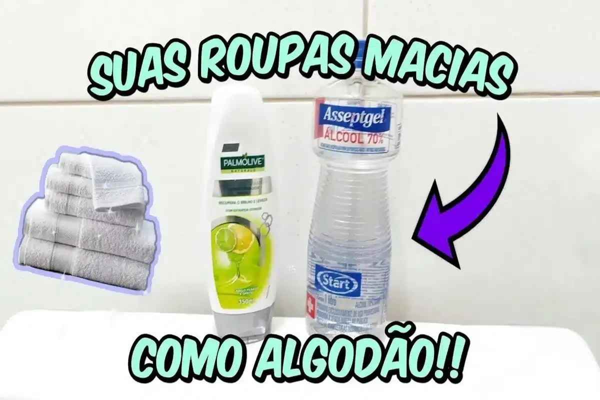 Como amaciar roupas e toalhas de um jeito super fácil que vo
