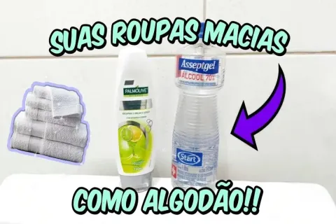 Como amaciar roupas e toalhas de um jeito super fácil que vo