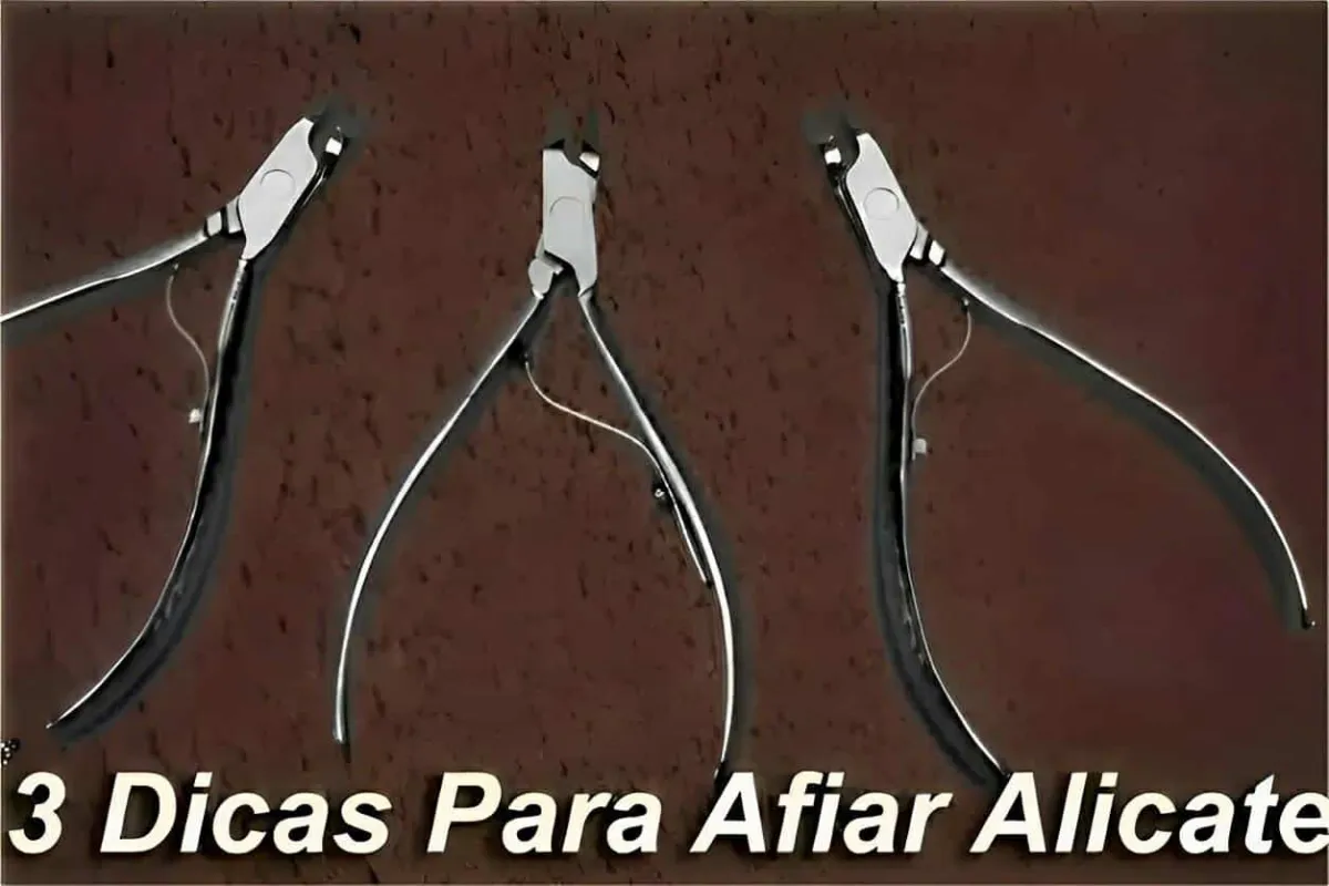 Como amolar alicates sem gasta nada utilizando produtos que