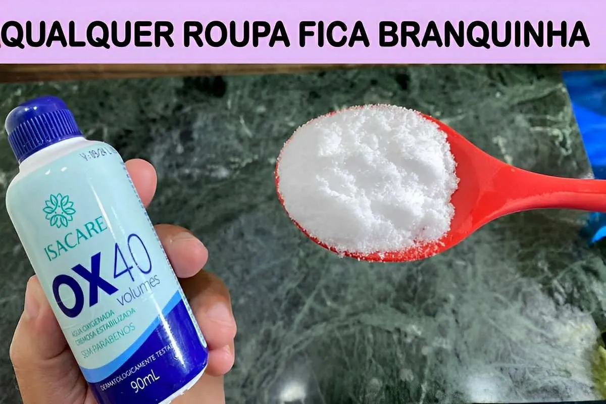 Como branquear roupas amareladas com esse alvejante caseiro