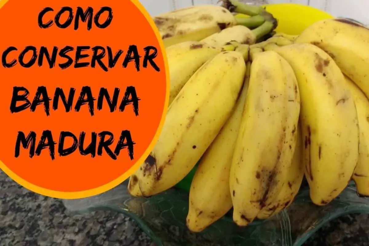 Como conservar banana madura de um jeito que elas duram muit