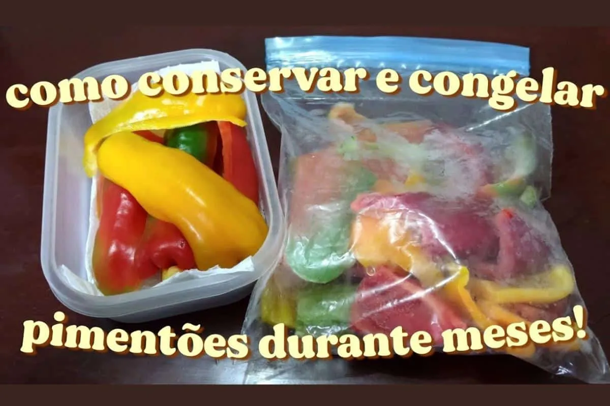 Como conservar pimentão na geladeira: dura muito mais tempo