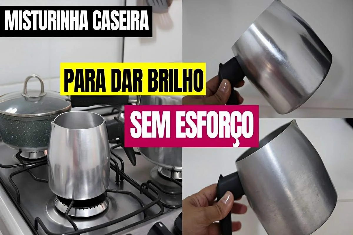 Como dar brilho nas panelas sem esforço usando apenas 2 ingr