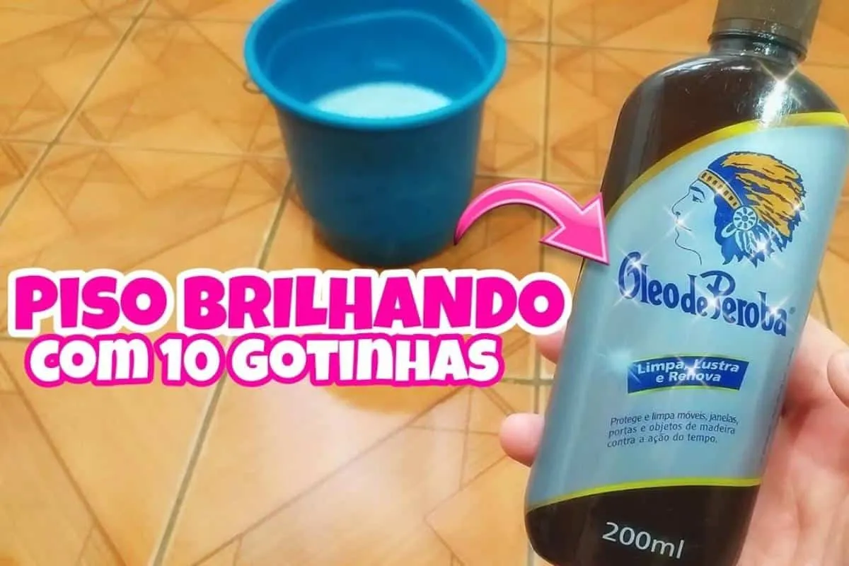 Como deixar o piso brilhando com uma misturinha que parece m