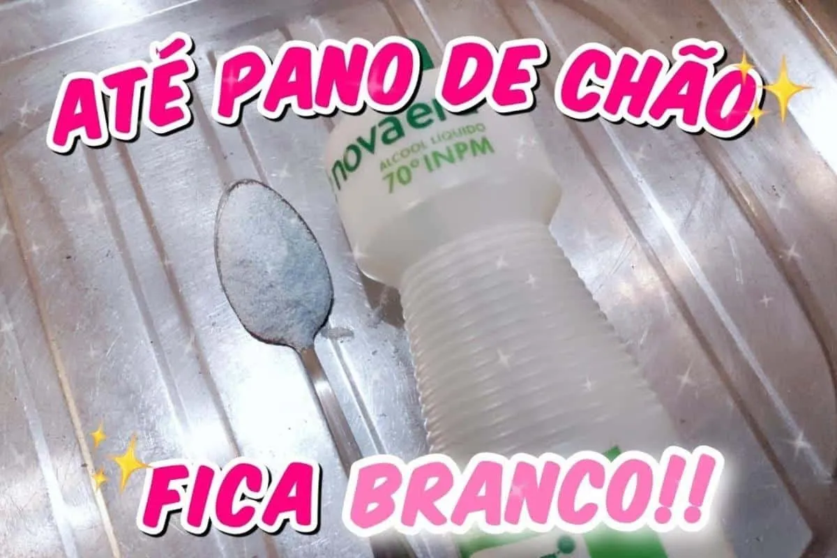 Como deixar pano de prato branquinho usando 3 ingredientes e