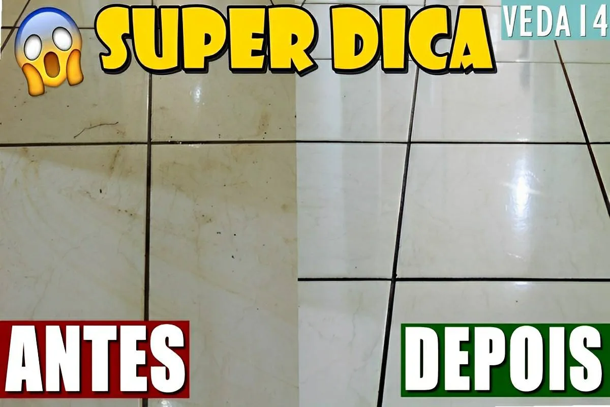 Como deixar seu piso brilhando com 2 ingredientes que você t