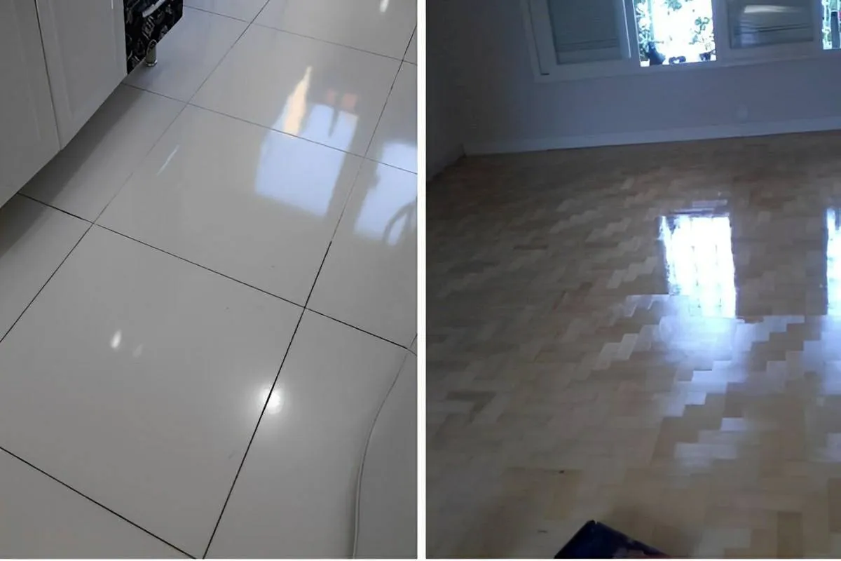 Como deixar todos os tipos de piso brilhando usando ingredie