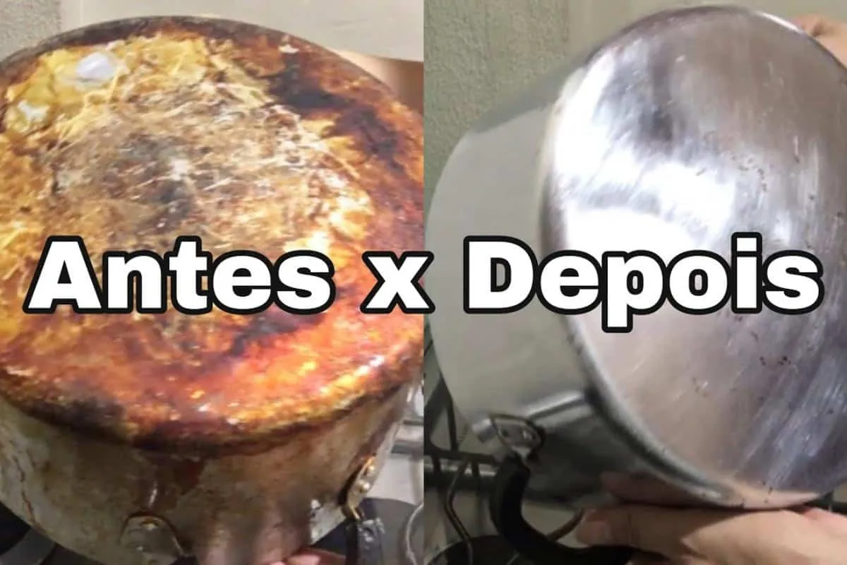 Como desencardir panela queimada sem ficar fazendo força na