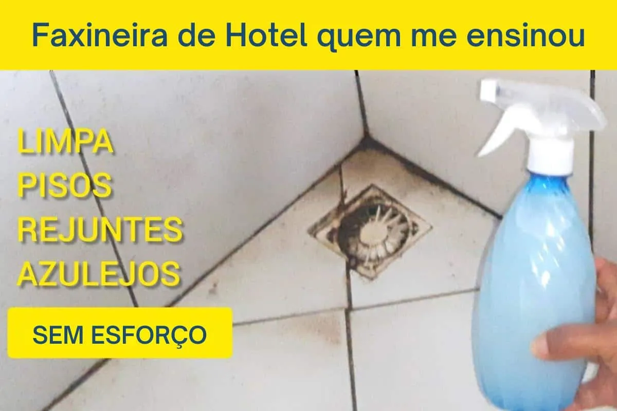 Como desencardir piso sem esforço com essa misturinha milagr