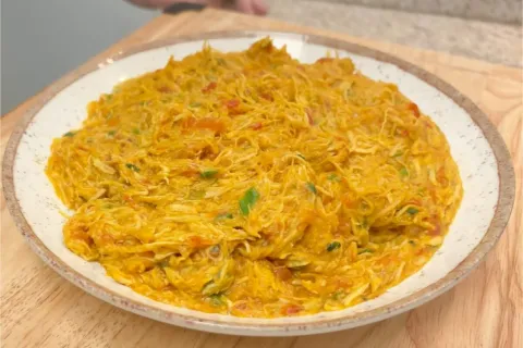 Como faze recheio de frango cremoso para salgados, tortas ou