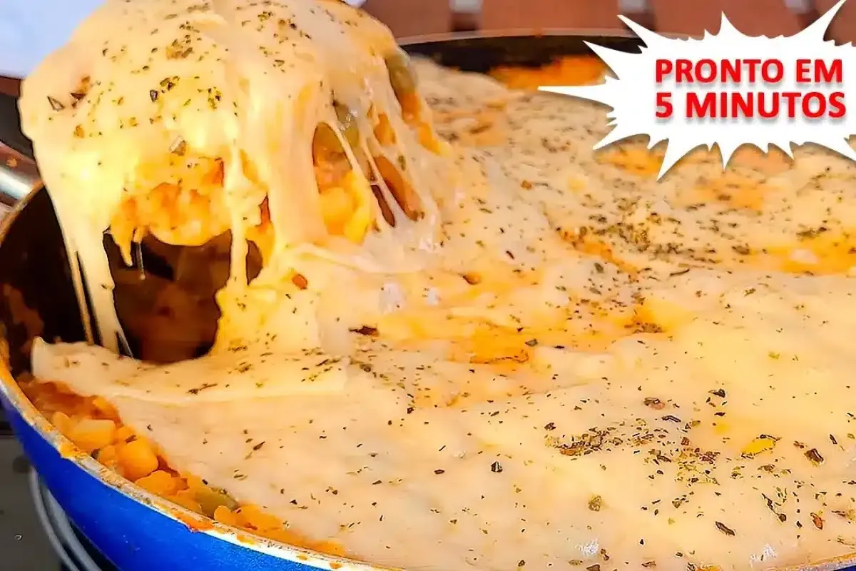 Como fazer almoço de preguiçoso na frigideira em só 5 minuto