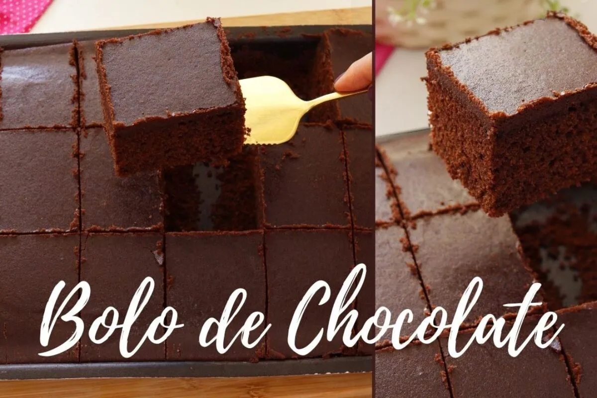 Como fazer bolo de chocolate macio e com casquinha crocante