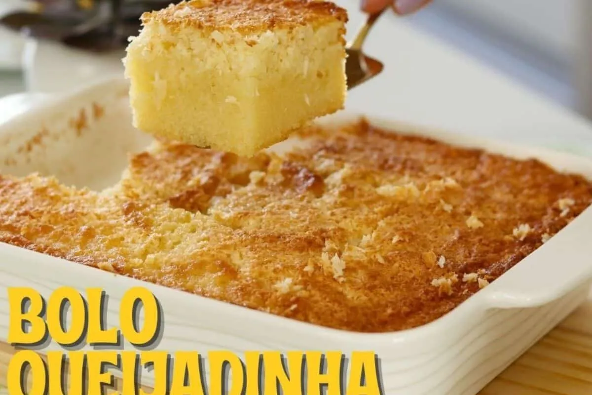 Como fazer bolo queijadinha daqueles fáceis de fazer e que d