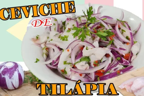 Como fazer ceviche de tilápia saboroso igual de restaurante 