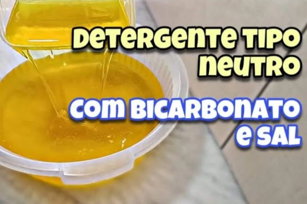 Como fazer detergente neutro: essa receita me fez parar de g