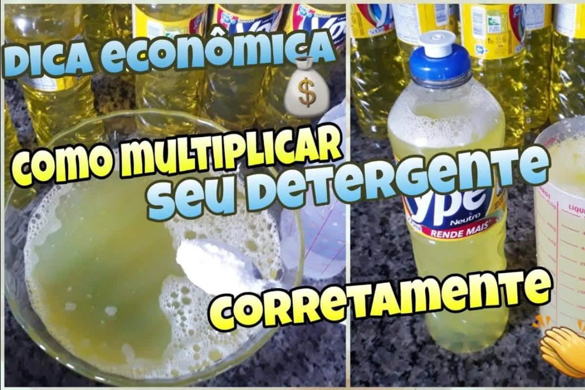 Como fazer detergente render para economizar dinheiro na com
