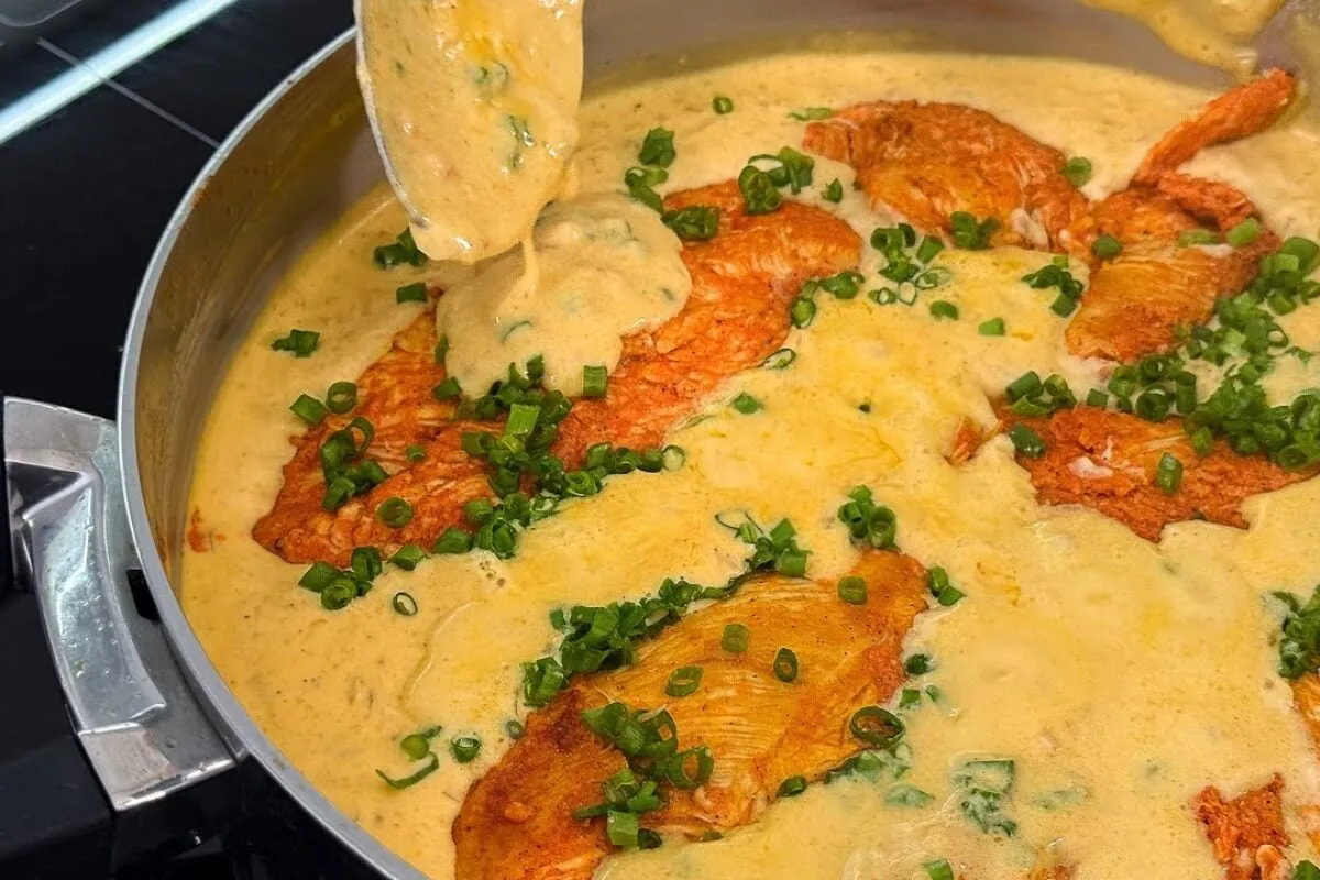 Como fazer frango cremoso que fica perfeito para servir no a