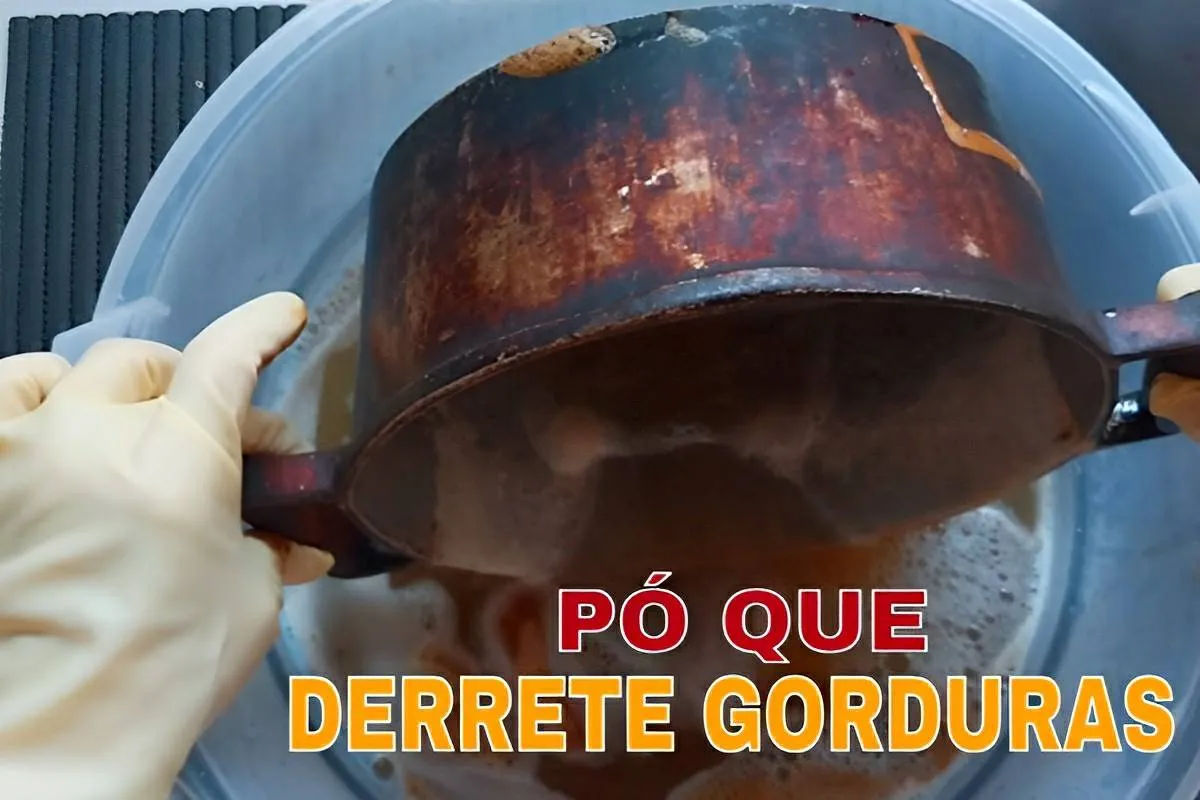 Como fazer o pó que derrete gordura e sujeira incrustada nas