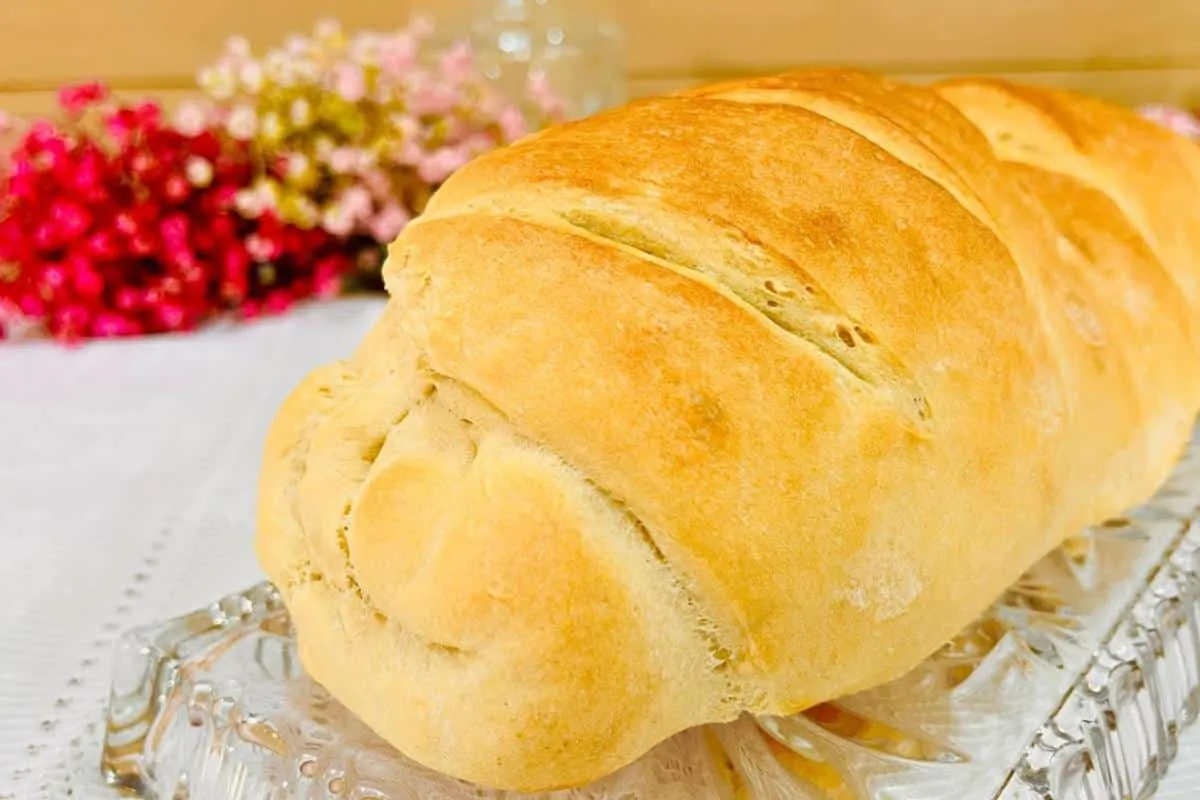 Como fazer pão caseiro sem sovar para o café da manhã e da t